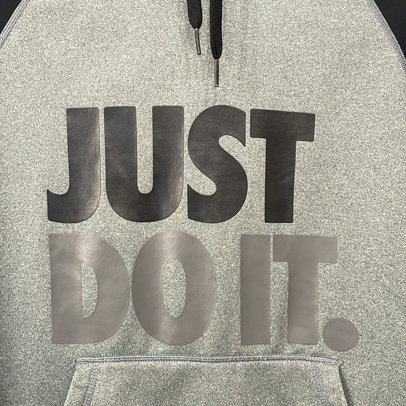 Grey and Black Therma-Fit Nike Sweatshirt - Picture 6 of 9